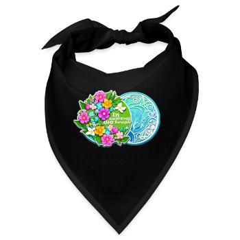 Im Sommer vertrauen wir - Bandana - Schwarz - Vorne