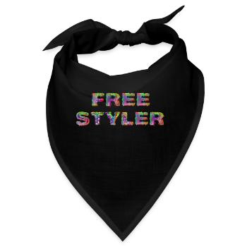 Free Styler - Bandana - Schwarz - Vorne