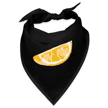 zitrone - Bandana - Schwarz - Vorne