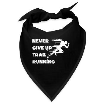 Trail Run Ultra Running Berg Trekking Laufen - Bandana - Schwarz - Vorne