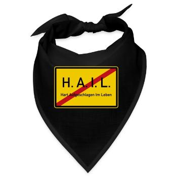 HAIL verlassen - Bandana - Schwarz - Vorne