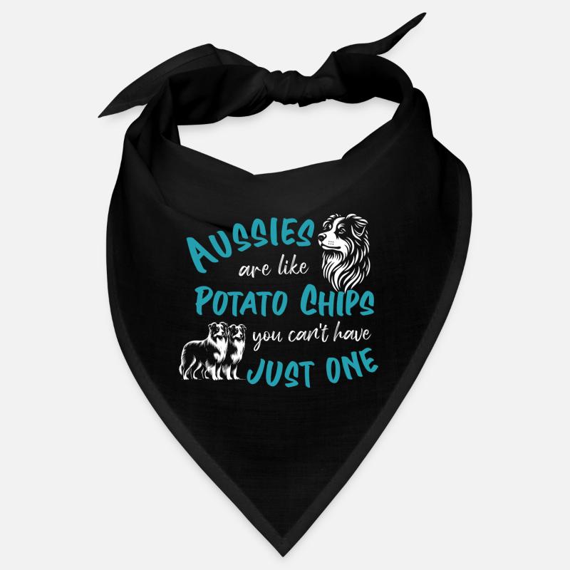 Aussies are like Potato Chips - türkis Bandana
