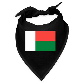 Flagge von Madagaskar - Bandana - Schwarz - Vorne