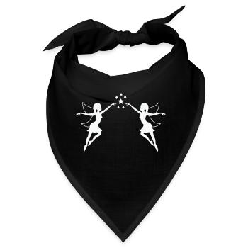 feen zauber - Bandana - Schwarz - Vorne