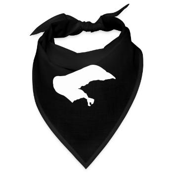 borkum insel - Bandana - Schwarz - Vorne