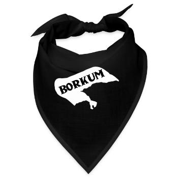 borkum insel - Bandana - Schwarz - Vorne