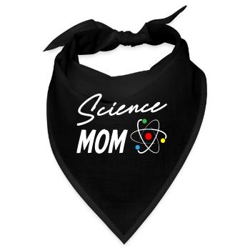 Science Mom - Bandana - Schwarz - Vorne