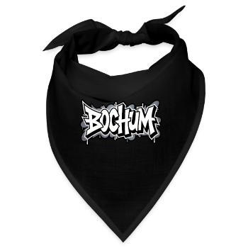 Bochum Graffiti - Bandana - Schwarz - Vorne