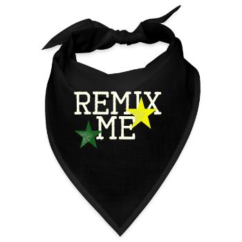 Remix me - Bandana - Schwarz - Vorne