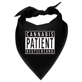 Cannabis Patient Deutschland - Bandana - Schwarz - Vorne