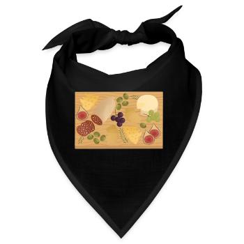 Charcuterie-Brett - Bandana - Schwarz - Vorne