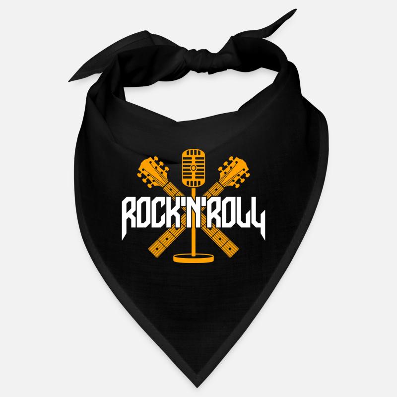 Guitares croisées du microphone RocknRoll Bandana