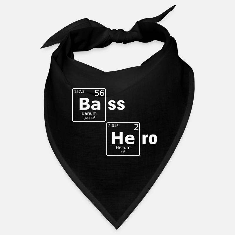 Bass Hero PSE Éléments du tableau périodique Nerd Bandana