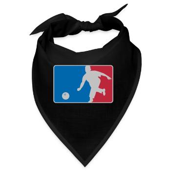 Bowling League - Bandana - Schwarz - Vorne