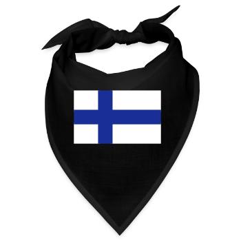 Finnland - Bandana - Schwarz - Vorne