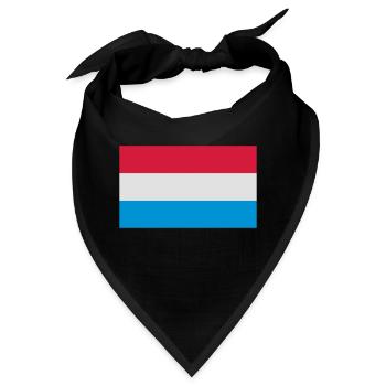 Nationalflagge von Holland - Bandana - Schwarz - Vorne