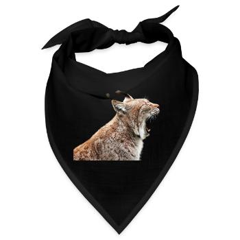 linx luchs cat katze - Bandana - Schwarz - Vorne