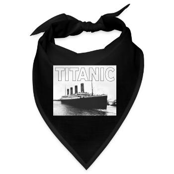 TITANIC sw - Bandana - Schwarz - Vorne