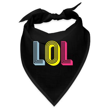 LOL - Bandana - Schwarz - Vorne