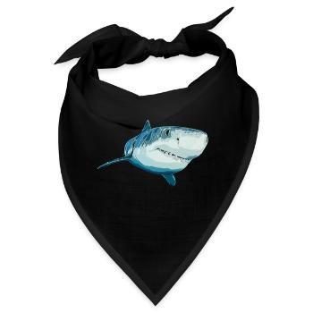 Tigerhai - Bandana - Schwarz - Vorne
