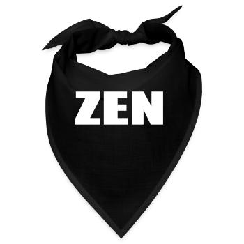 Zen - Bandana - Schwarz - Vorne