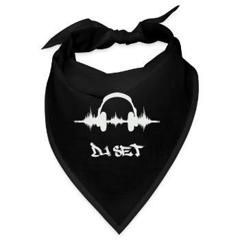 Der DJ - Bandana - Schwarz - Vorne