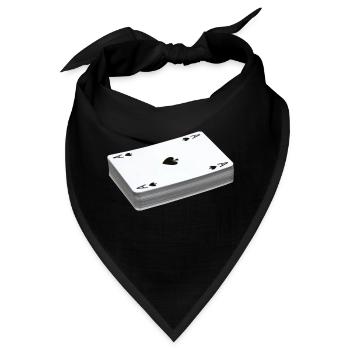 kartenstapel - Bandana - Schwarz - Vorne
