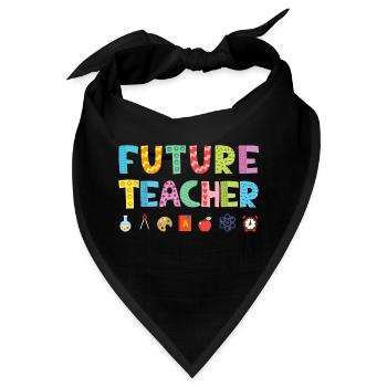 Future Teacher - Bandana - Schwarz - Vorne