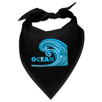 Ozean - Bandana - Schwarz - Vorne