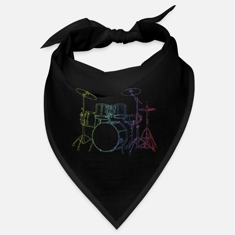 Drumset Sticks Drummer Drums Drummer Bandana
