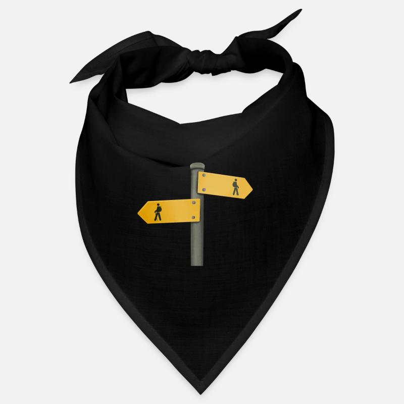 Wanderschild Wegweiser Bandana