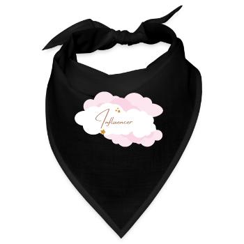 Influencer - Bandana - Schwarz - Vorne