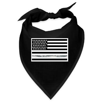U.S. Flag Luftwaffe - Bandana - Schwarz - Vorne