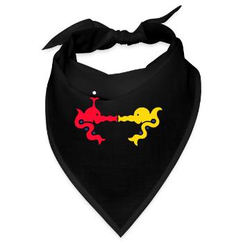 Der Kuss unter dem Meer - Bandana - Schwarz - Vorne