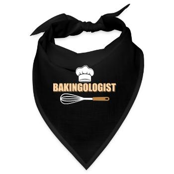 Bakingologist Cookie Pastry Baking Cake - Bandana - Schwarz - Vorne