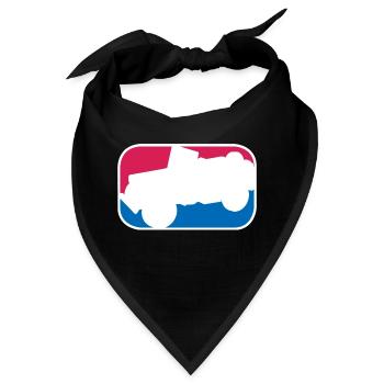 Geländewagen SUV Allrad offroad lustiges Geschenk - Bandana - Schwarz - Vorne