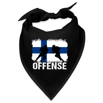 American Football Finnland Offense - Bandana - Schwarz - Vorne