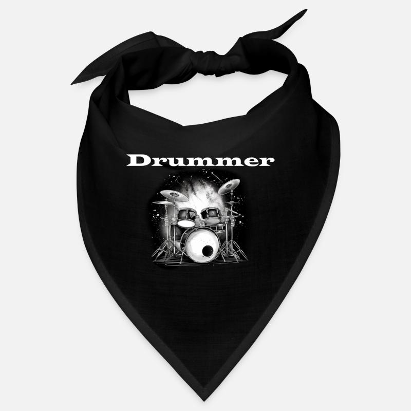 Drummer white Bandana