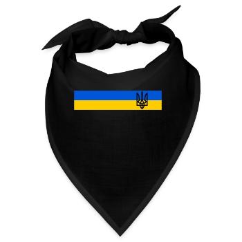 UKRAINE Sportlich - Bandana - Schwarz - Vorne