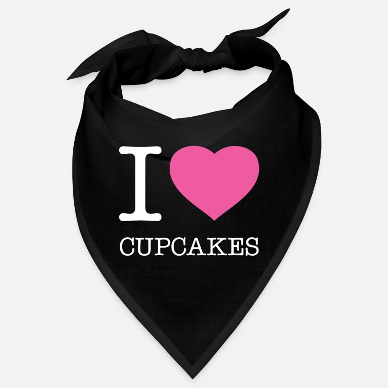 I LOVE CUPCAKES Bandana
