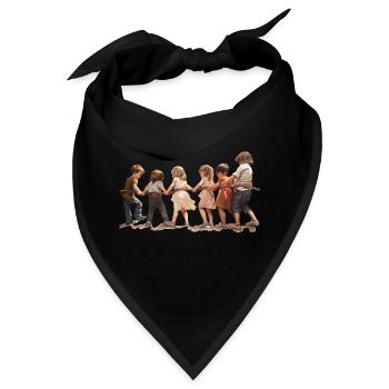 Tauziehen, ein Kinderspiel aus vergangenen Zeiten? - Bandana - Schwarz - Vorne