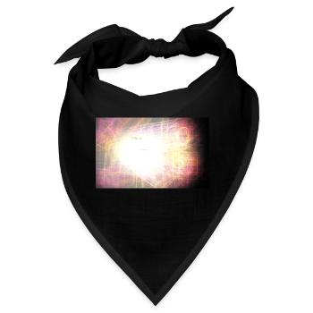 Raum, Fantasie, Licht - Bandana - Schwarz - Vorne
