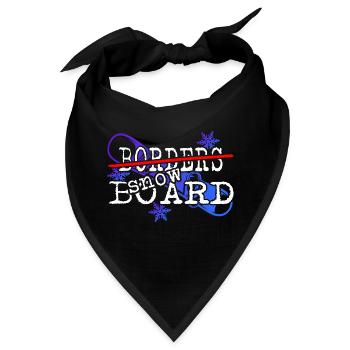 snowboard snowboard-style skilift funpark - Bandana - Schwarz - Vorne