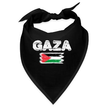 Gaza - Bandana - Schwarz - Vorne