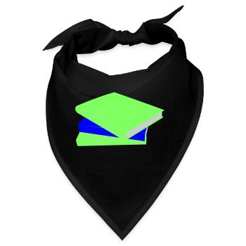 books - Bandana - Schwarz - Vorne