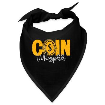 Hushed Histories: The Art of Coin Whispering - Bandana - Schwarz - Vorne