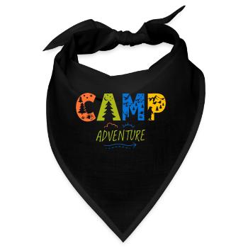 Camp adventure - Bandana - Schwarz - Vorne
