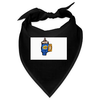 Hier sind wohl die feinsten Produkte - Bandana - Schwarz - Vorne