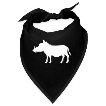 wildschwein - Bandana - Schwarz - Vorne