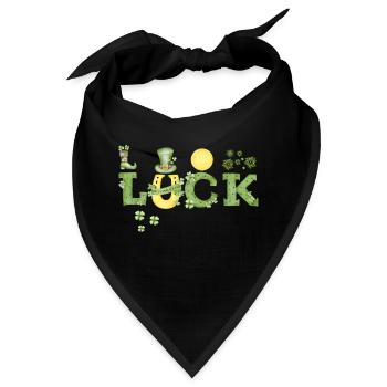 the luck is near - Bandana - Schwarz - Vorne